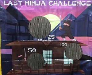 Replaceable Air Frame Game Vinyl Panel 40x34 Ninja Kids Event Carnival Party - Picture 1 of 4