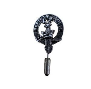 Keith Clan Crest Pewter Cap Lapel Tie Pin - Picture 1 of 1
