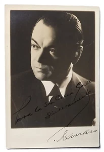 Fotografía de Francisco Canaro - 14 x 10 cm - SIGNED - Picture 1 of 2