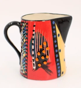 South African Small Colorful Creamer/Pitcher Signed H Bay - Picture 1 of 6