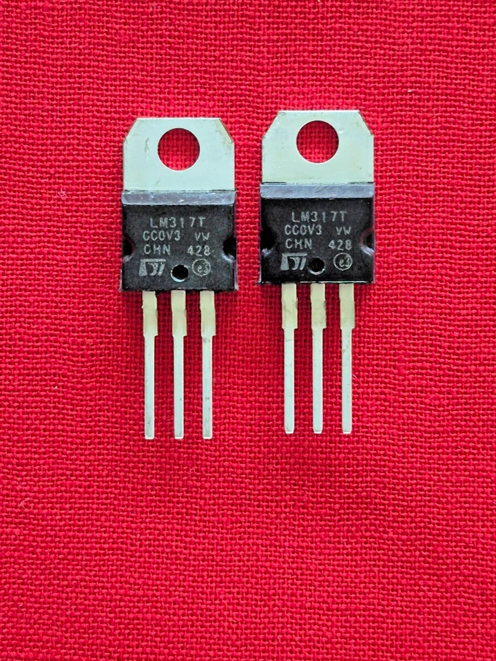 4 Stück, LM317T Spannungsregler 1,2-37V 1,5A TO-220 - Bild 1 von 1
