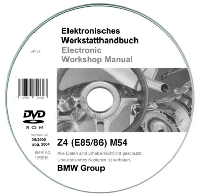Bmw Z4 (E85/E86) 2002-2008 manuale riparazione su cd - Repair Manual on cd - Immagine 1 di 4
