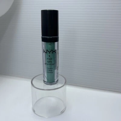 Sombra de ojos suelta verde NYX Roll On Eye Shimmer - RES01 Foto 1 de 3