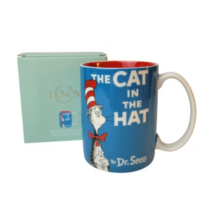 Taza de porcelana Lenox Dr. Seuss El gato en el sombrero - Imagen 1 de 6
