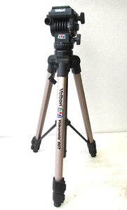 Velbon Videomate 607 Tripod With Vel-Flo 9 PH-368 Fluid Panhead Head - Picture 1 of 7
