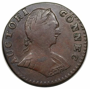 1787 Connecticut Copper, Small Head Right, ETLIB INDE, Miller 1.1-A, R3 - Picture 1 of 3