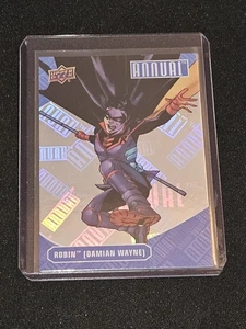 2023-24 UD DC Annual Robin (Damian Wayne) Hologram Parallel 23/24 #100 RARE - Picture 1 of 2