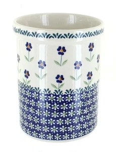 Tarro de utensilios Blue Rose Polish Pottery Blue Daisy - Imagen 1 de 1