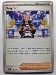 Drayton 174/191 SSP SV08: Surging Sparks Uncommon Normal NM Pokemon Tcg - Bild 1 von 2