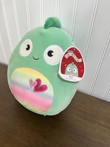 Squishmallows Kent das Chamäleon Valentinstag Herz Version 8" mit Etikett - Bild 1 von 5