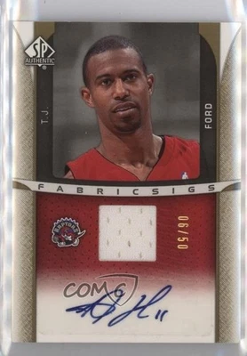 2006-07 SP Authentic Auto Jersey /50 TJ Ford #AJ-TF Auto - Image 1 of 2