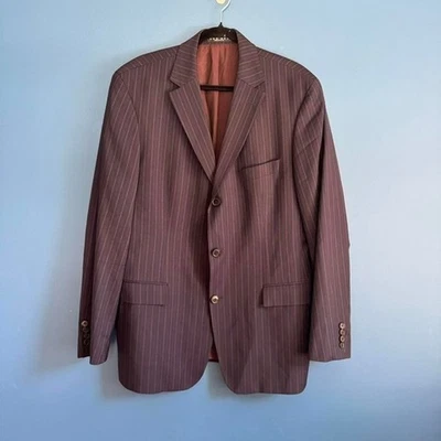 Blazer Hugo Boss Vintage Para Hombre Talla 42 Regular Scorsese Película Lana Hecho en EE. UU. Foto 1 de 4