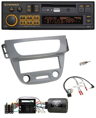 Pioneer DAB Lenkrad USB Bluetooth Autoradio für Renault Megane III 2009-2012 gra - Bild 1 von 4
