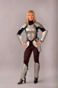 Lady Cuirass Costume Armor Medieval Knight Female Fantasy Costume steel Armor - Picture 1 of 6