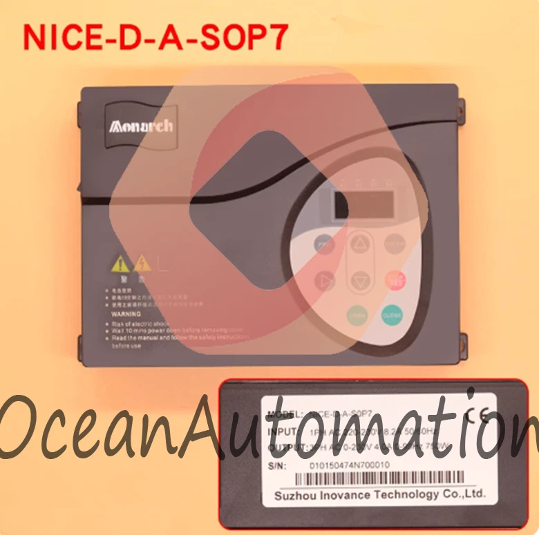 1 pieza NUEVO Controlador de máquina de puerta de ascensor Monarch NICE-D-A-SOP7 Foto 1 de 1