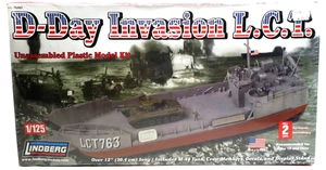 Lindberg 1/125 D-Day Invasion L.C.T Model Kit - Picture 1 of 5