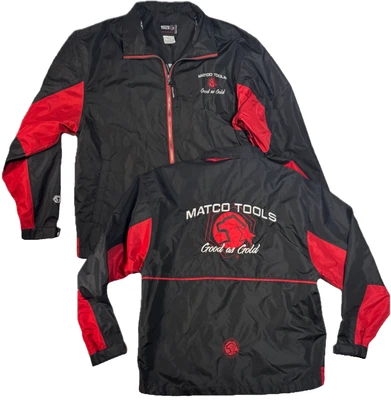 Matco Tools Jacket Full Zip Good as Gold Water Resistant Windbreaker Shell LG - Image 1 of 4