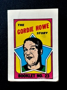 GORDIE HOWE 1971-72 O-PEE-CHEE/TOPPS BOOKLETS 71-72 #23         97080 - Photo 1 sur 4