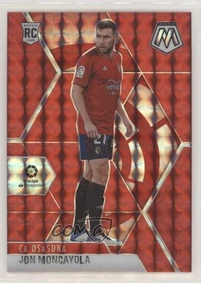2020-21 Panini Mosaic La Liga Red Mosaic Prizm Jon Moncayola #16 Rookie RC - Image 1 of 2