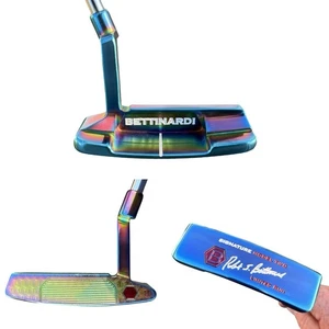 🔥 Bettinardi Signature Model Two Blue Rainbow PVD Limited Run 34” Putter! 🔥 - Picture 1 of 23