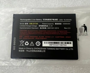 HBLDT50 Nueva Batería Original 4300mA para UROVO DT50 TERMINAL DE RECOLECCIÓN DE DATOS RFID - Imagen 1 de 3