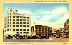 PANAMA CITY, PANAMA - HOTEL INTERNATIONAL - CURTEICH VINTAGE LINEN POSTCARD - Picture 1 of 2