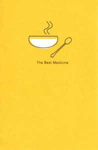 Tarjeta de felicitación Carlton Get Well Soon Soup & Spoon Best Medicine - Imagen 1 de 3