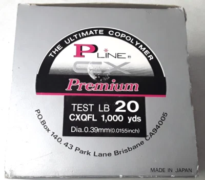 ***** NUEVA P-Line Cx Premium Línea de Pesca Fluorescente Transparente 1000 Yardas 20 Lb Prueba Foto 1 de 4