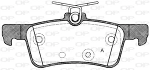 KIT PASTIGLIE FRENO FRENO A DISCO OPEN PARTS PER PEUGEOT 308 SW PEUGEOT 308 II - Imagen 1 de 1