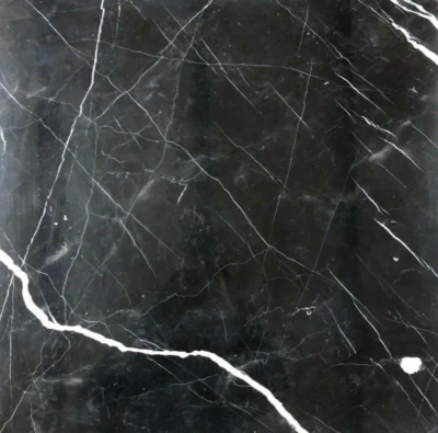 Black Marble Floor 24x24 Remodel Stone Entry 50 Tiles T-47-2 - Image 1 of 4