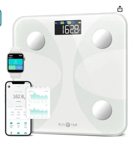 Smart Scale for Body Weight and Fat Percentage, High Accuracy Digital Bathroom S - Picture 1 of 6