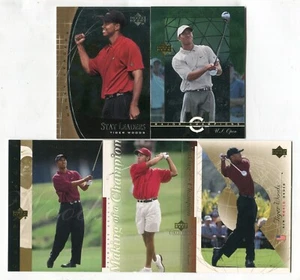 Lote de 5 tarjetas coleccionables de golf Tiger Woods PGA TOUR GOLFISTA (LOTE 83) - Imagen 1 de 1