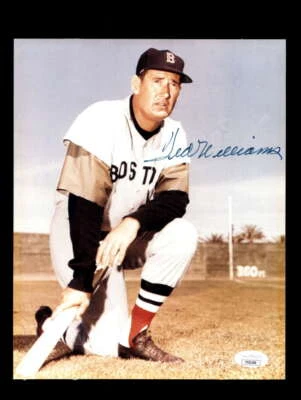 Ted Williams JSA Cert Signed  8x10 Photo Autograph - Image 1 of 2