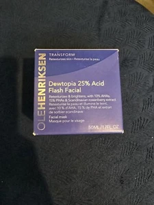 BNWB Ole Henriksen Dewtopia 25% Acid Flash Facial 50ml - Picture 1 of 3