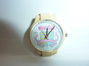 Coke Coca-Cola  RARE VINTAGE Quartz WATCH Women's Pink - Picture 1 of 5