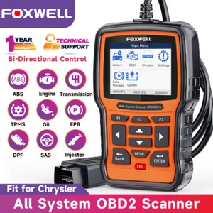 Fit For Chrysler Bidirectional Car OBD2 Scanner Diagnostic E-CU Coding Scan Tool - Picture 1 of 14