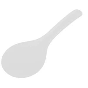 Kitchen Plastic Rice Paddle Sushi Scoop Ladle Servering Spoon White - Picture 1 of 5