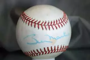 Billy Martin Jsa Certed American League Autograph Baseball Authentic Signed - Picture 1 of 1