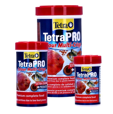 Tetra Pro Colour Premium Fish Food Crisps Boost Tropical Aquarium Fish Tank - Image 1 of 4
