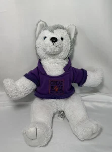 Build A Bear Great Wolf Lodge Grey Wolf 15" Plush Stuffed Animal - Picture 1 of 3