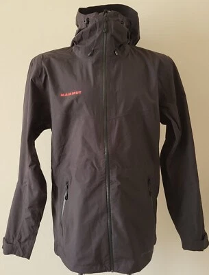 Mammut Gore-tex membrane Men Rain Waterproof Black Jacket size Medium - Image 1 of 4