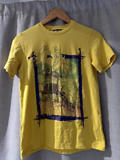 Boys ROBERT CAVALLI Yellow T-Shirt 153cm 12-13Years
