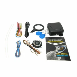 Car Ignition Switch 12V RFID Engine Start Push Button Keyless Entry Starter Kit - Bild 1 von 11