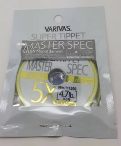 PUNTA DE PESCA MONO MOSCA NYLON VARIVAS MASTER SPEC SÚPER FUERTE 50 METROS - Imagen 1 de 3