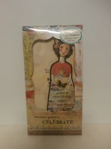New Demdaco Kelly Rae Roberts Celebrate Angel Ornament & Photo Frame Gift Card - Picture 1 of 3