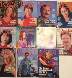 Lot of 11 Reader’s Digest Assorted Issues 2000 Al Gore George Bush J K Rowling - Picture 1 of 4