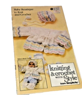 BABY BOUTIQE TO KNIT &CROCHET SIMPLICITY 0415 BOOKLEY - Image 1 of 2
