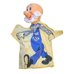 TERRYTOONS FARMER AL FALFA HAND PUPPET IDEAL VINTAGE RARE TOY - Picture 1 of 5