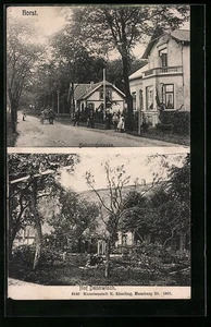 Horst, Ansichtskarte, Hof Dannwisch, Bahnhofstrasse 1907 - Picture 1 of 2