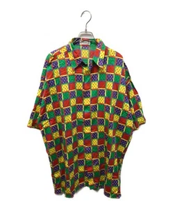VERSACE All-over print shirt Size: 50 Multicolor Men - Imagen 1 de 9